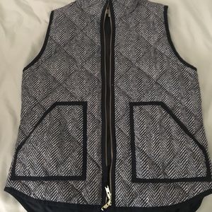 Jcrew herringbone vest